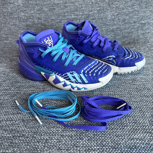 adidas Issue #4 Little Kid 'Throwback Utah Jazz' Size